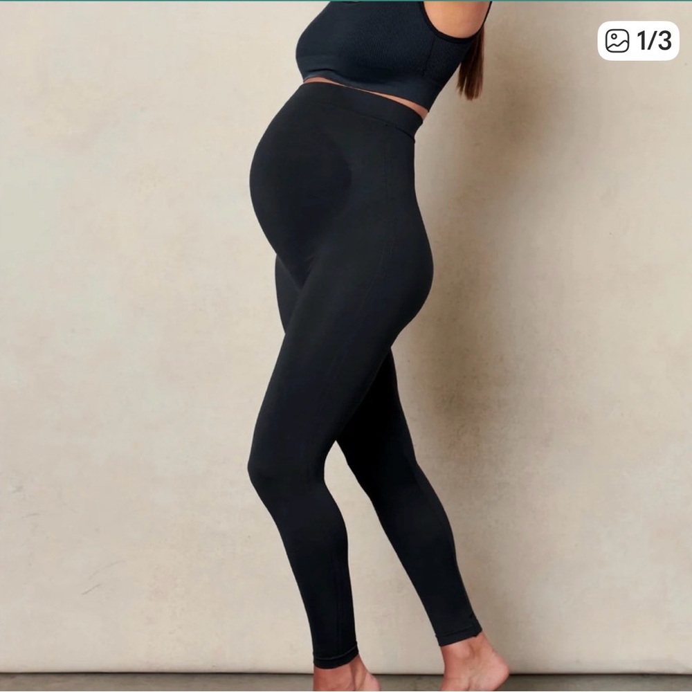 BLANQI Maternity High-Waist Leggings/ Black / size M